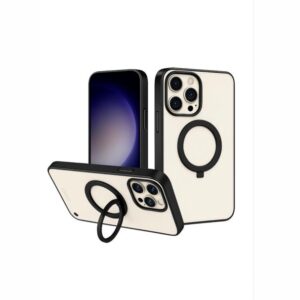 IPHONE 16 CLEAR CASE COLOR AROUND WITH STANDER