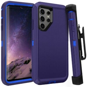 S23 ULTRA Heavy duty hard case with clip
