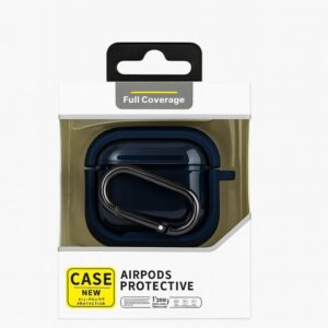 AIRPODES CLEAR CASE WITH COLOR AROUND FULL COVERAGE FOR AIRPOD PRO2