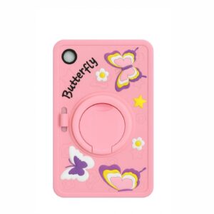A9 PLUS 11" SILICONE CASE CARTOON-BUTTERFLY WITH STAND