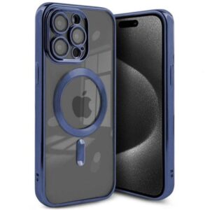 IPHONE 14 MAGNATIC CLEAR CASE COLOR AROUND