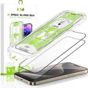 IPHONE 15 PRO MAX SCREEN PORTECTER WITH TOOLS